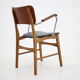 1960s Danish Teak and Beech Armchair