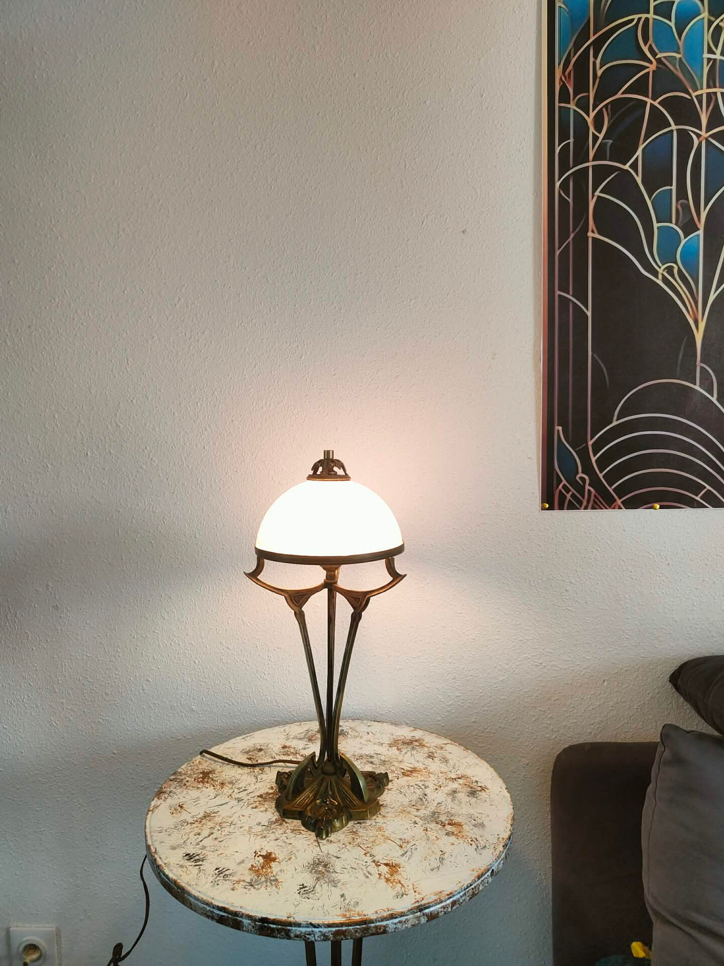 Lampe art nouveau 1900/1910
