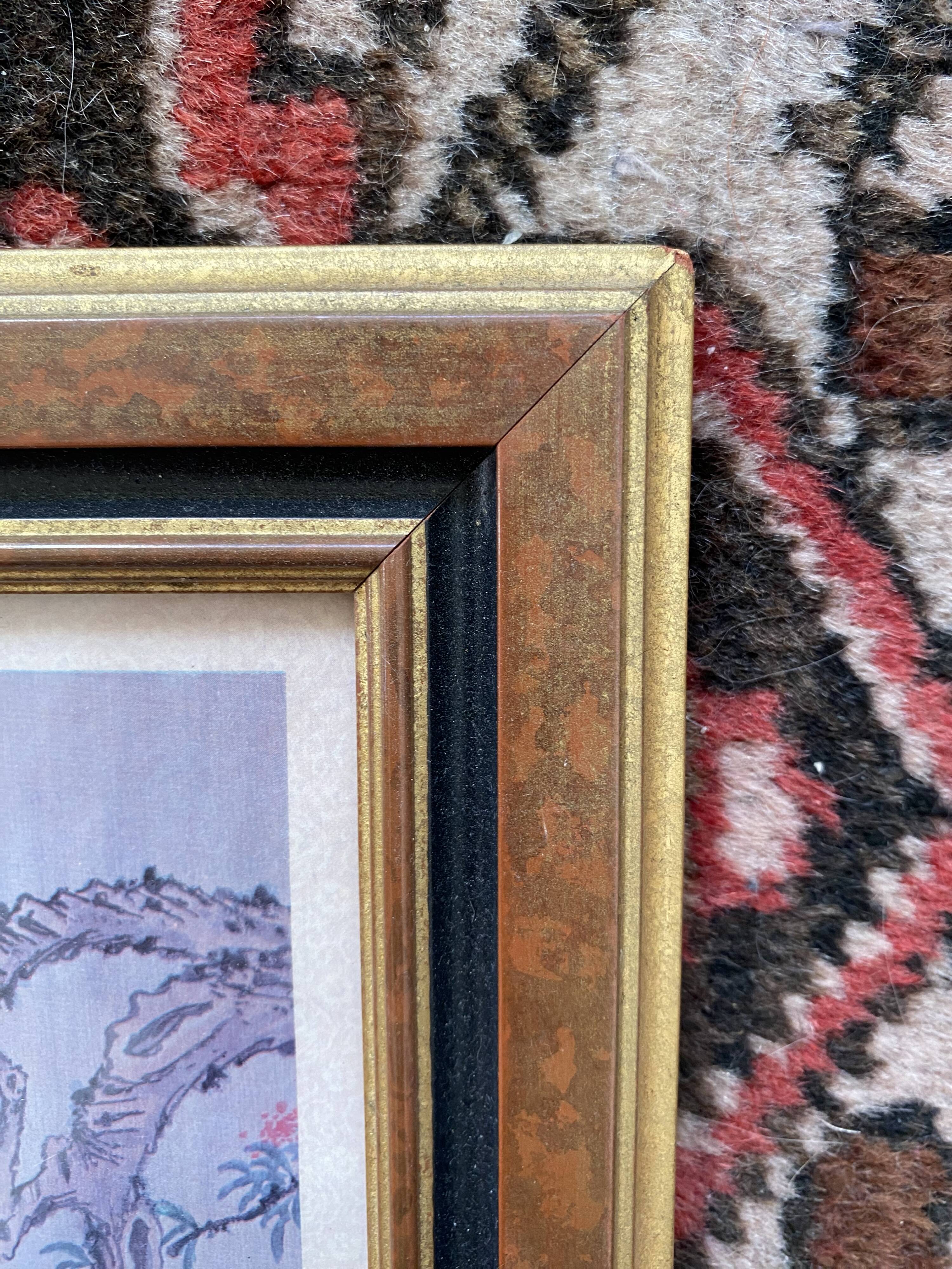 Two Japanese prints reproductions on paper 70s