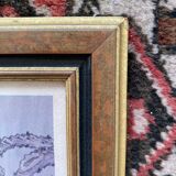Two Japanese prints reproductions on paper 70s