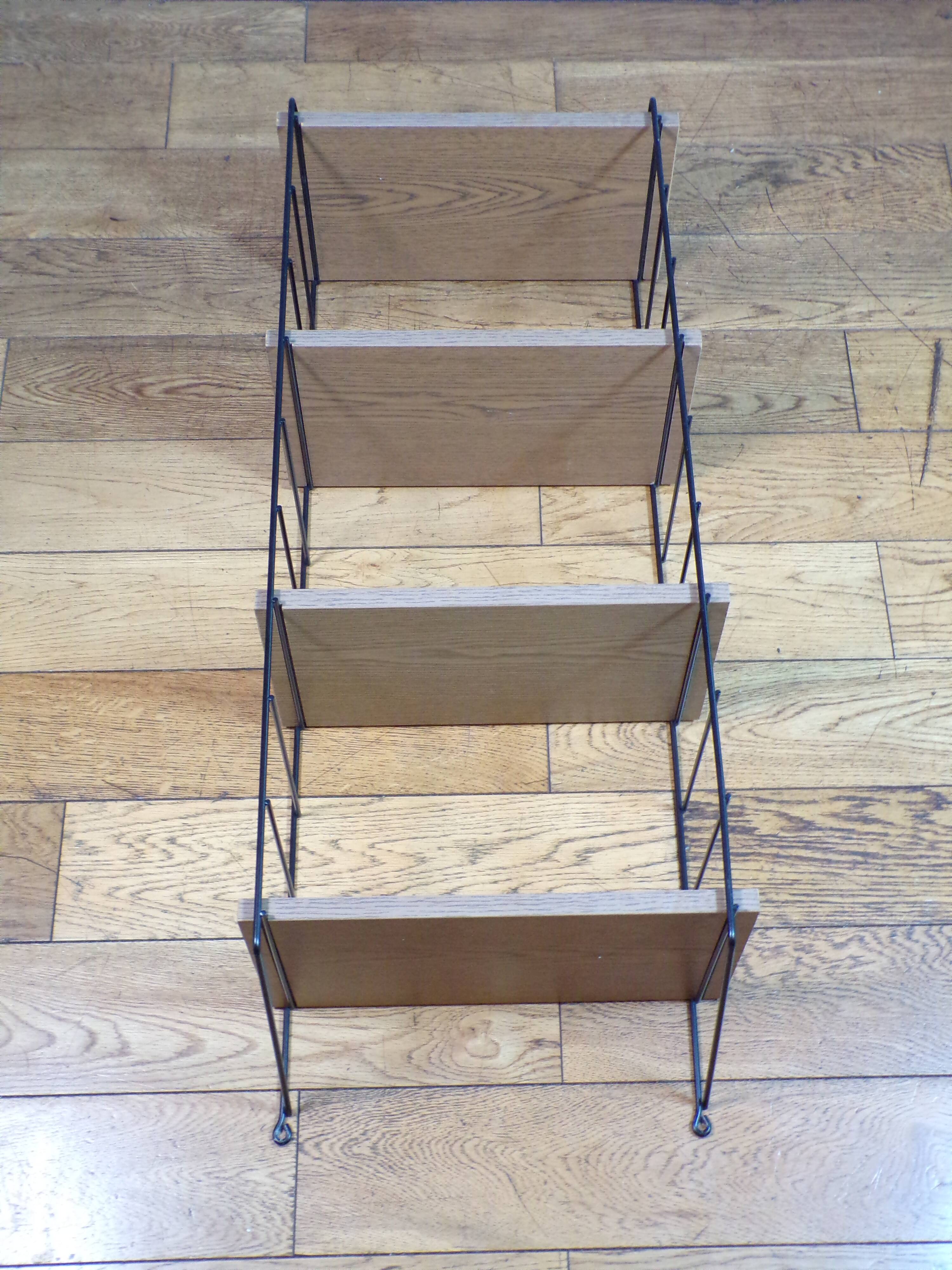Étagère murale modulable 4 plateaux