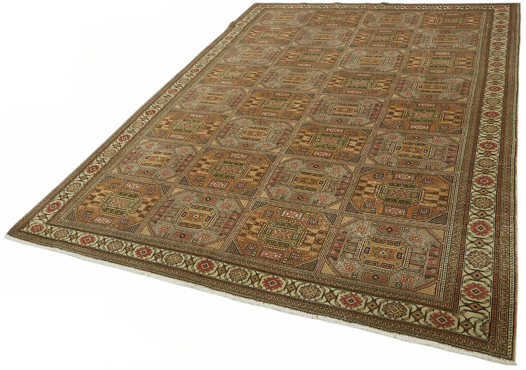 Turkish Wool Vintage Kayseri Rug 197 cm x 282 cm