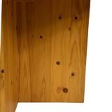 Vintage pine coffee table / side table in a minimalist organic design