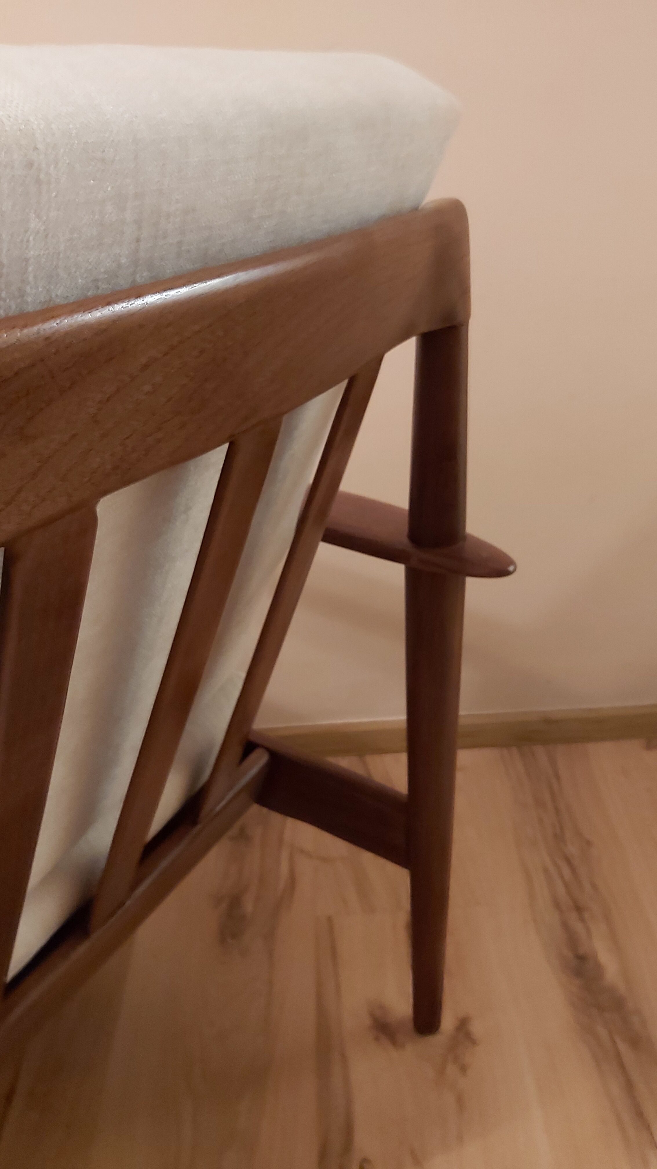 Pair of armchairs by G.Jalk for Poul Jeppesens Møbelfabrik, Denmark, 1950s