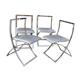 Marcello Cuneo model 4 chairs series "Luisa" 1970