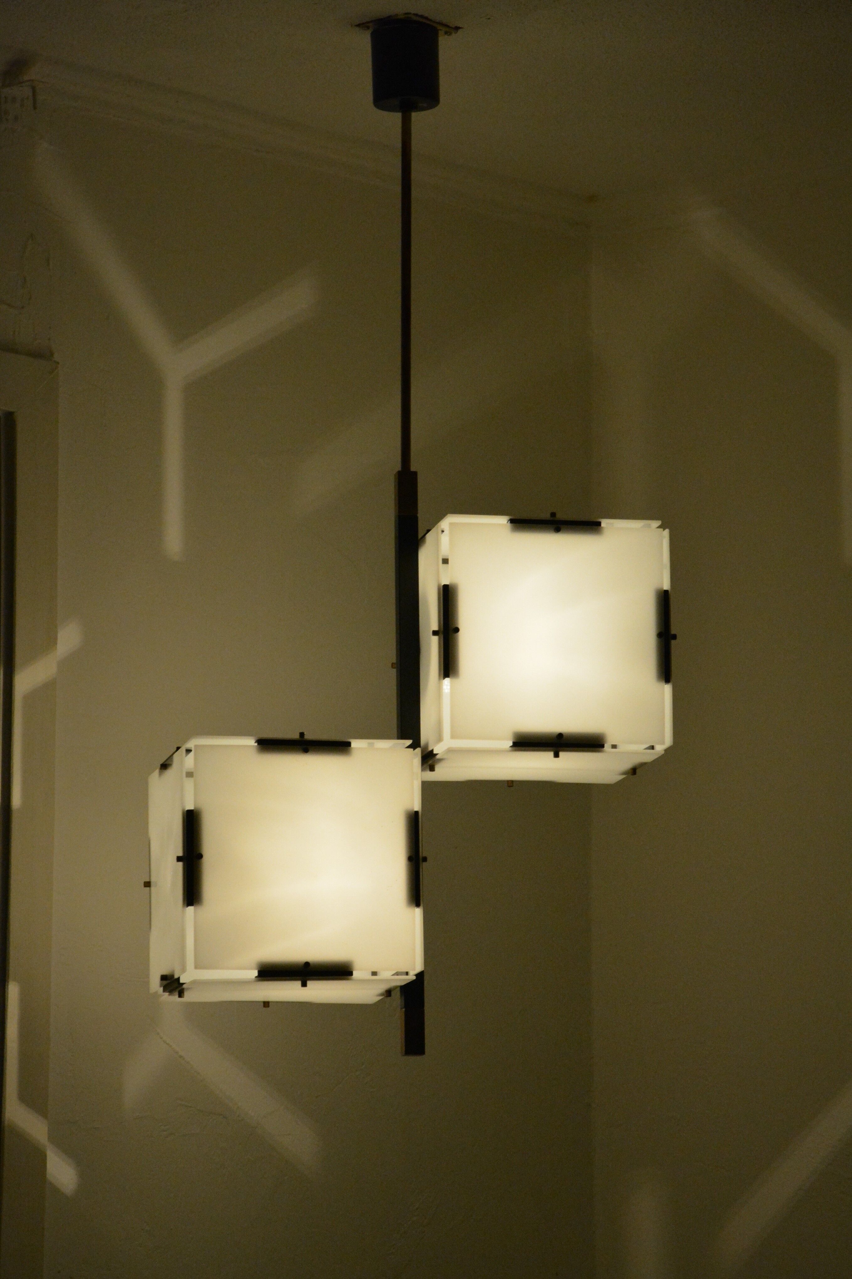 Stilux chandelier 60s Italy