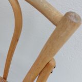 Michael Thonet armchair in curved wood and canework 1930