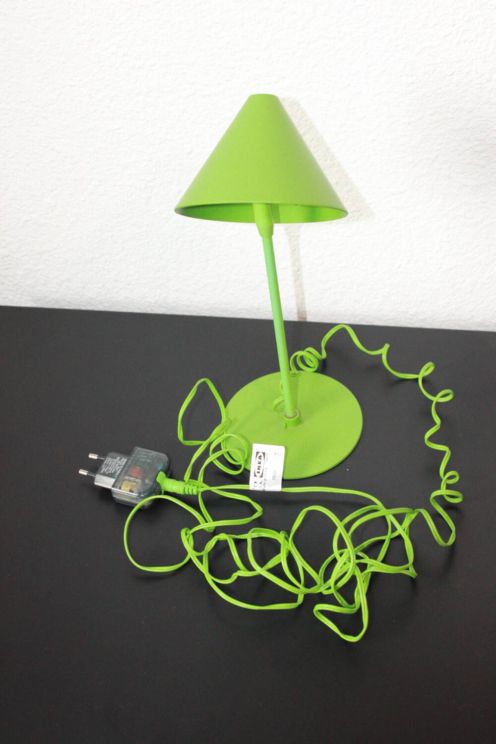 Vintage green IKEA pop lamp – adjustable lampshade