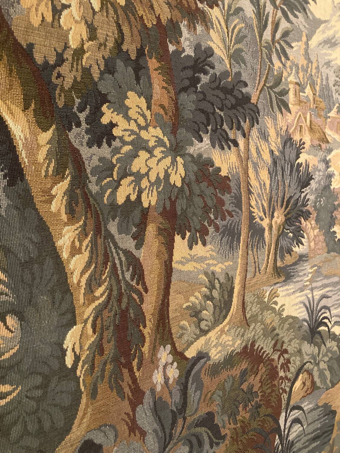 Antique wall tapestry