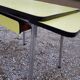 Yellow formica table