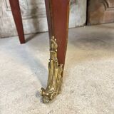 Louis XV style commode in red lacquer from the 1900s.