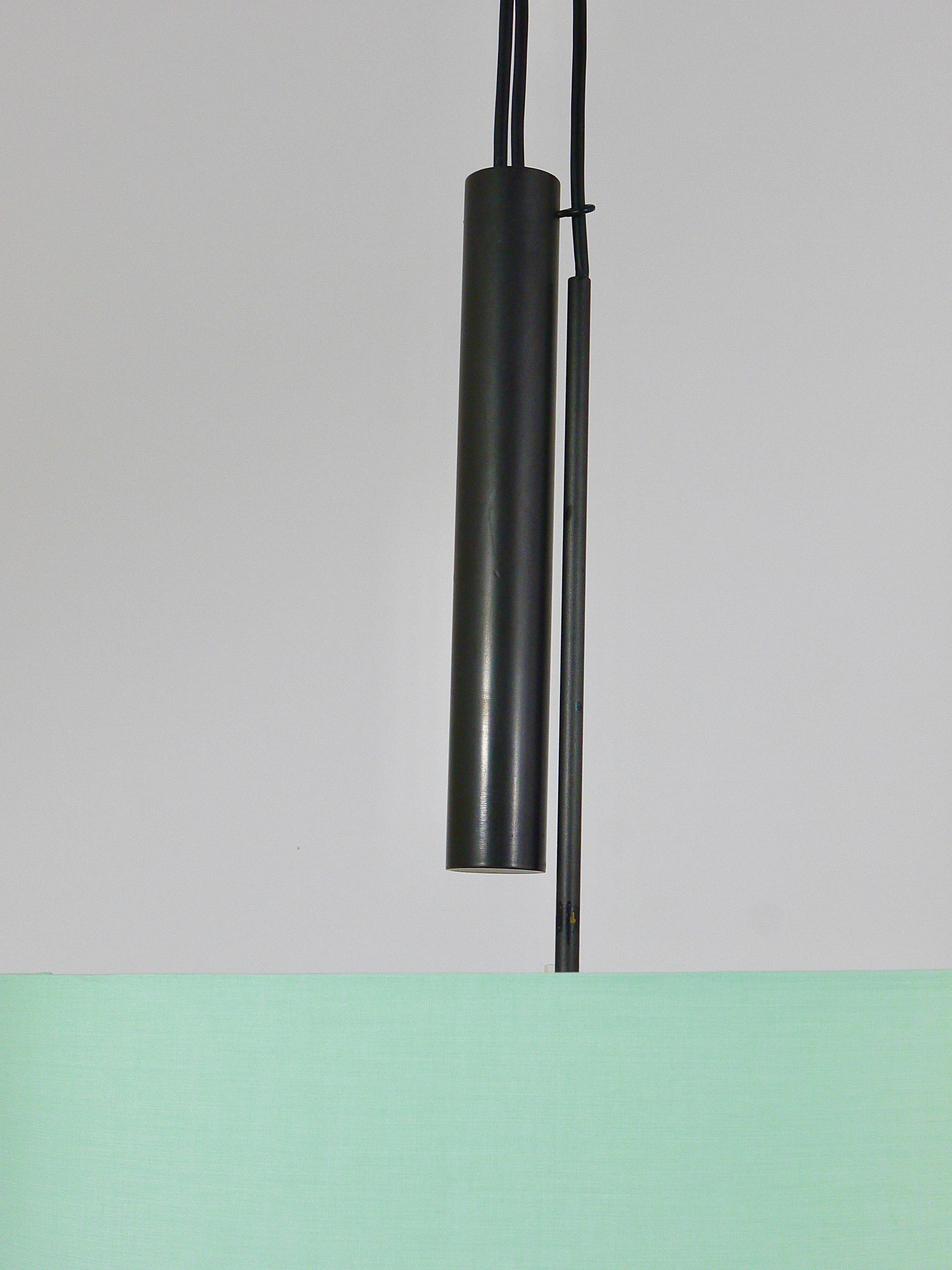 J.T. Kalmar Lampe Suspendue à Contrepoids réglable Milieu du Siècle, Autriche, Années 1950