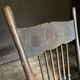 Pair of Antique Country Chairs with Carved Crest Rails | Vernacular Spindle