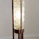Vintage stainless steel floor lamp