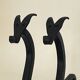 Pair of zoomorphic andirons