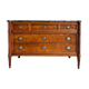 Louis XVI style chest of drawers in elm burl