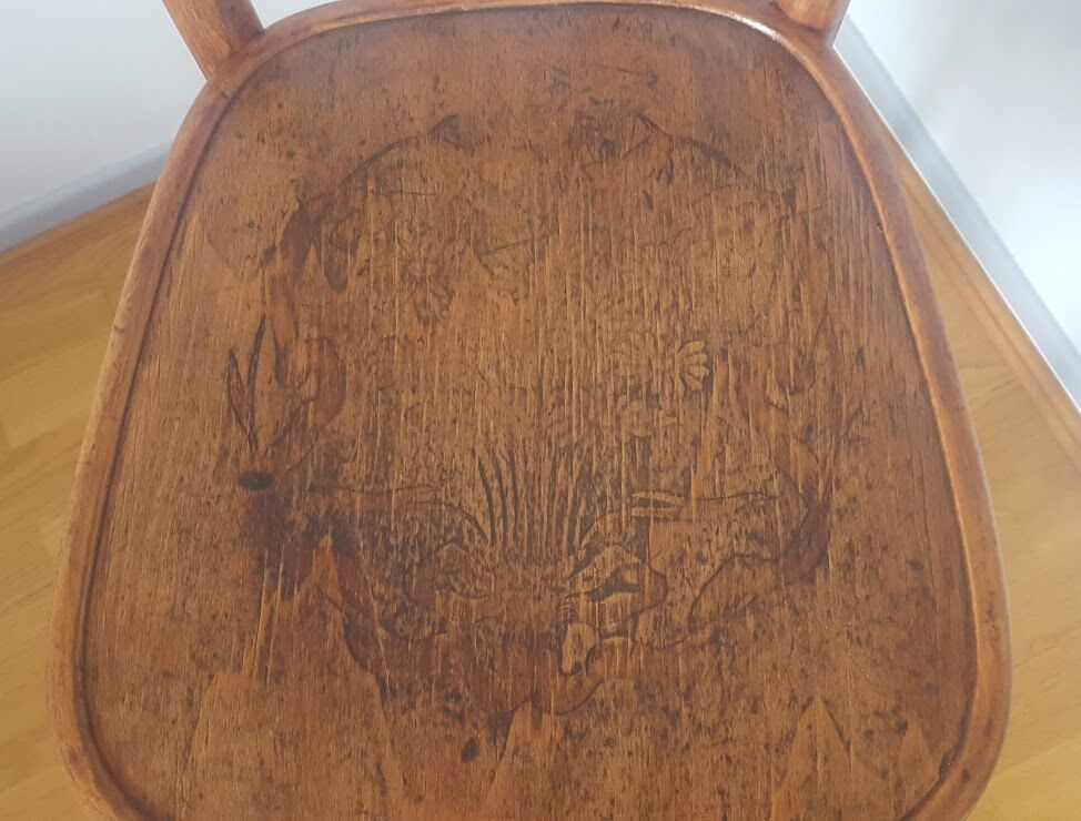 Art Deco bistro chair