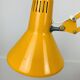 Lampe d'architecte articulée Habitat vintage en métal jaune