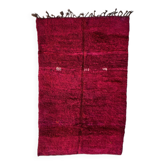 Tapis Marocain Beni M'Guild violet - 258 x 174 cm