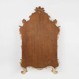 Timeless decorative rococo style gilted mirror in resin, Belgium 1950s