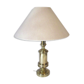 Lamp with brass foot