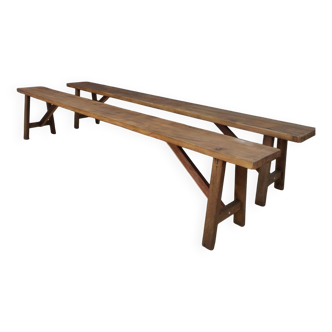 Pair of old benches