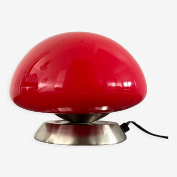 Lampe champignon tactile rouge ovni touch