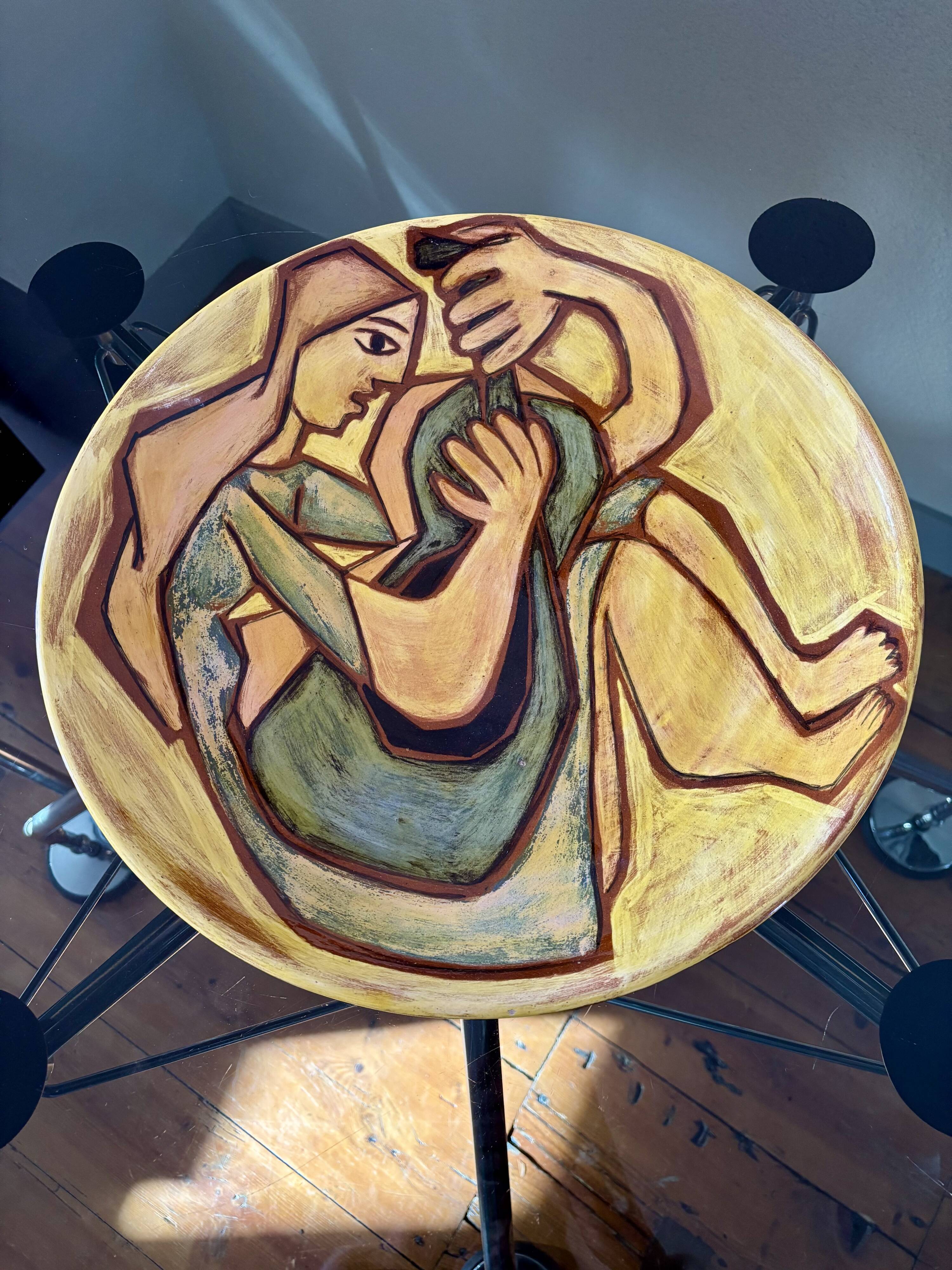 Large dish Jacques Poussine St Vicents 1950