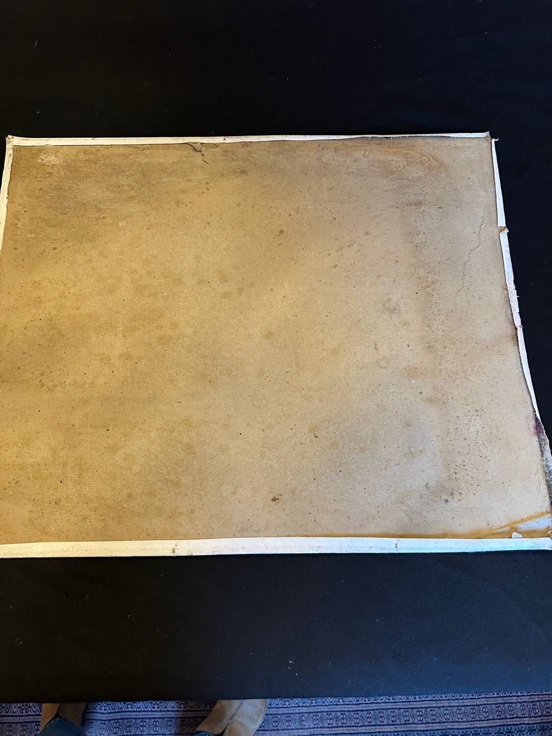 Fishing boats - painting on canvas board