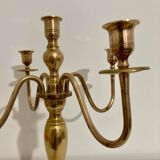 Large brass candlestick
