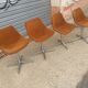 Set of 2 monohull and rotating chairs by Schweitzer for Lafargue S.A dated january 19