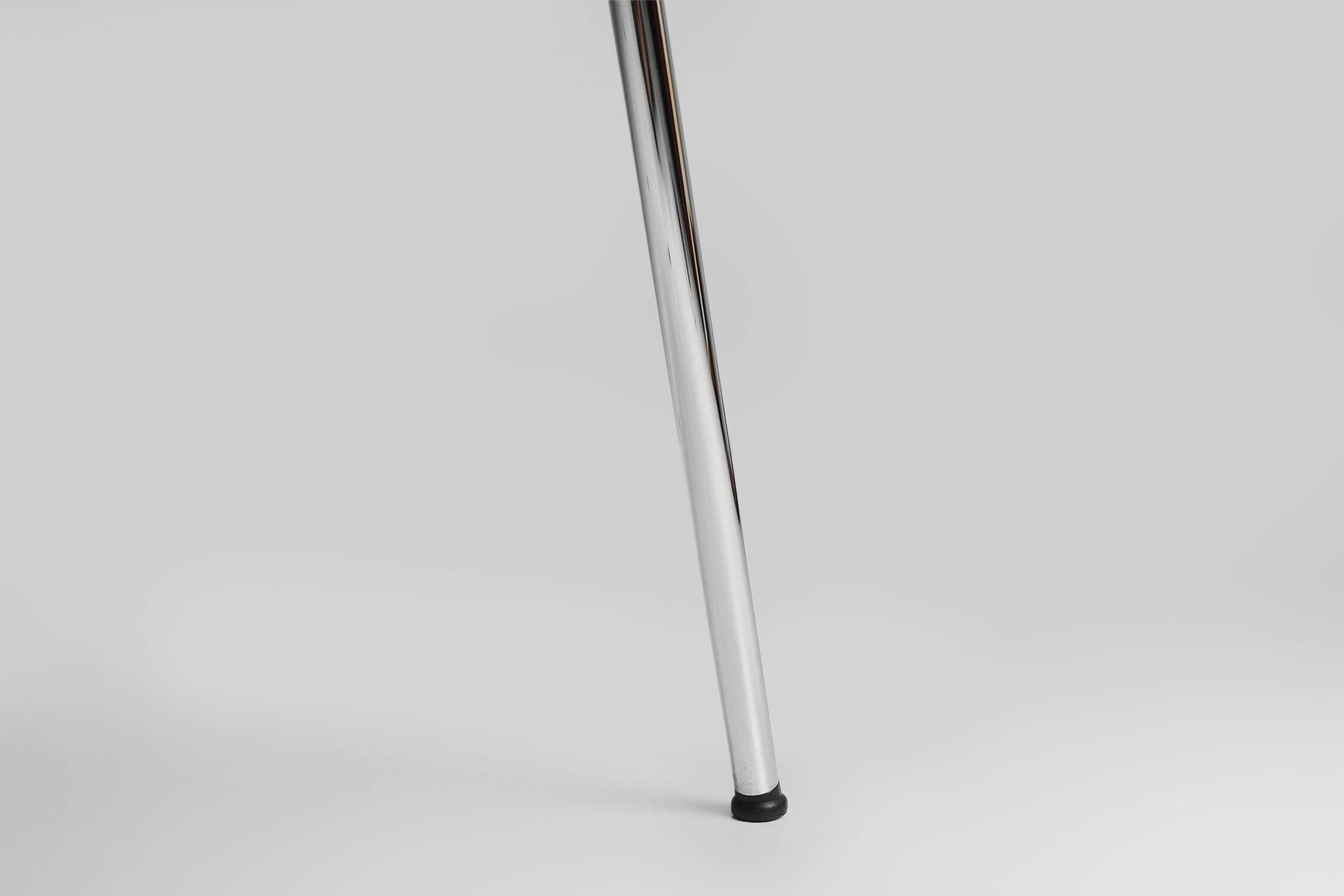 21th Century black design chair with wooden seat, Belgium