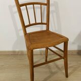 Old bistro chair completely restored.