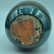 Signed terracotta vase to be identified