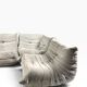 Canapé modulable Togo en velours grege par Ducaroy, Maison Ligne Roset