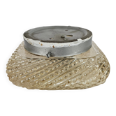 Glashutte Limburg - lampe de plafond de style Tynell - ambre - 3ème trimestre du 20ème siècle