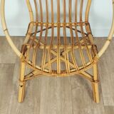 Rattan armchair 60s
