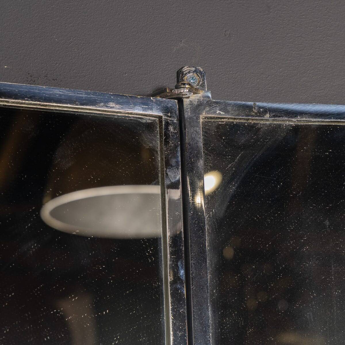 Vintage 20thc italian wall mounted mirror, milan c.1950