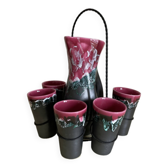 Ceramic orangeade set