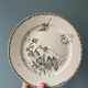 Set of 9 flat plates Terre de Fer XIXth Grand Dépôt E.Bourgeois