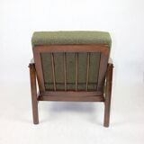 Vintage Armchair in Olive Boucle, 1970s