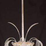 Lustre Art Déco, Barovier & Toso, verre de Murano, années 1950