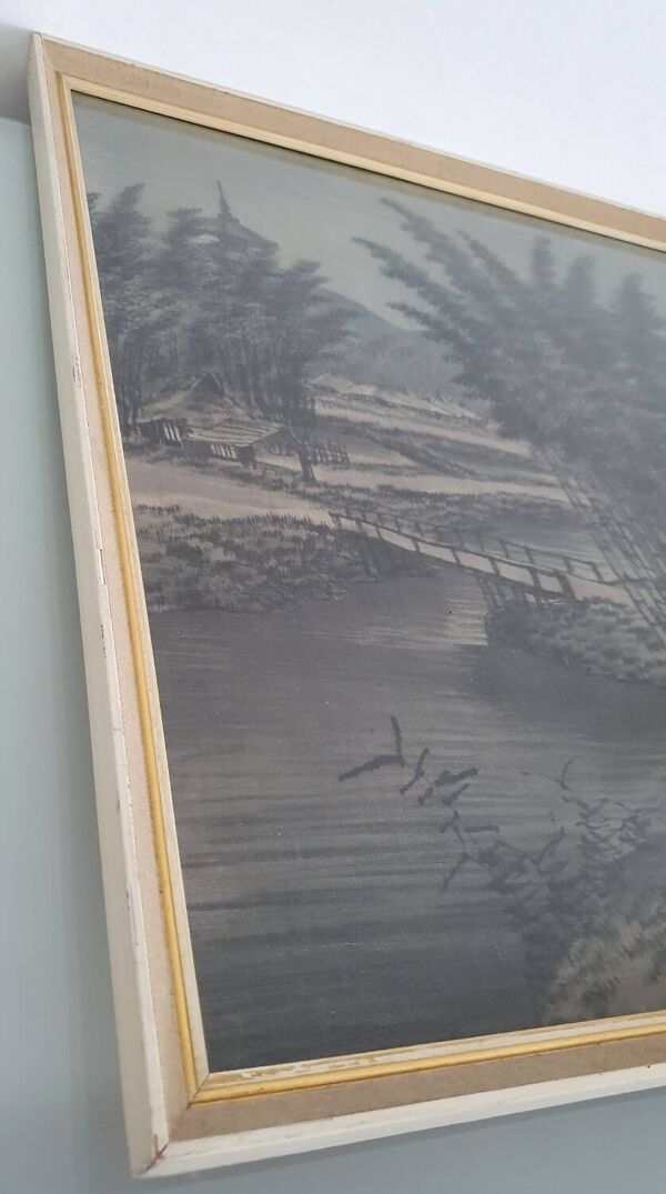 Peinture japonaise à l'encre, début XXème