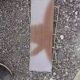 Wall floor wood and vintage gold metal xxeme