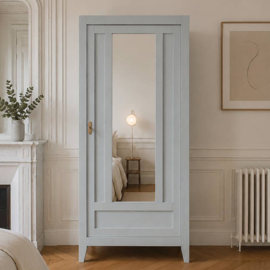 Renovated vintage wardrobe – Haussmannian style / chic country