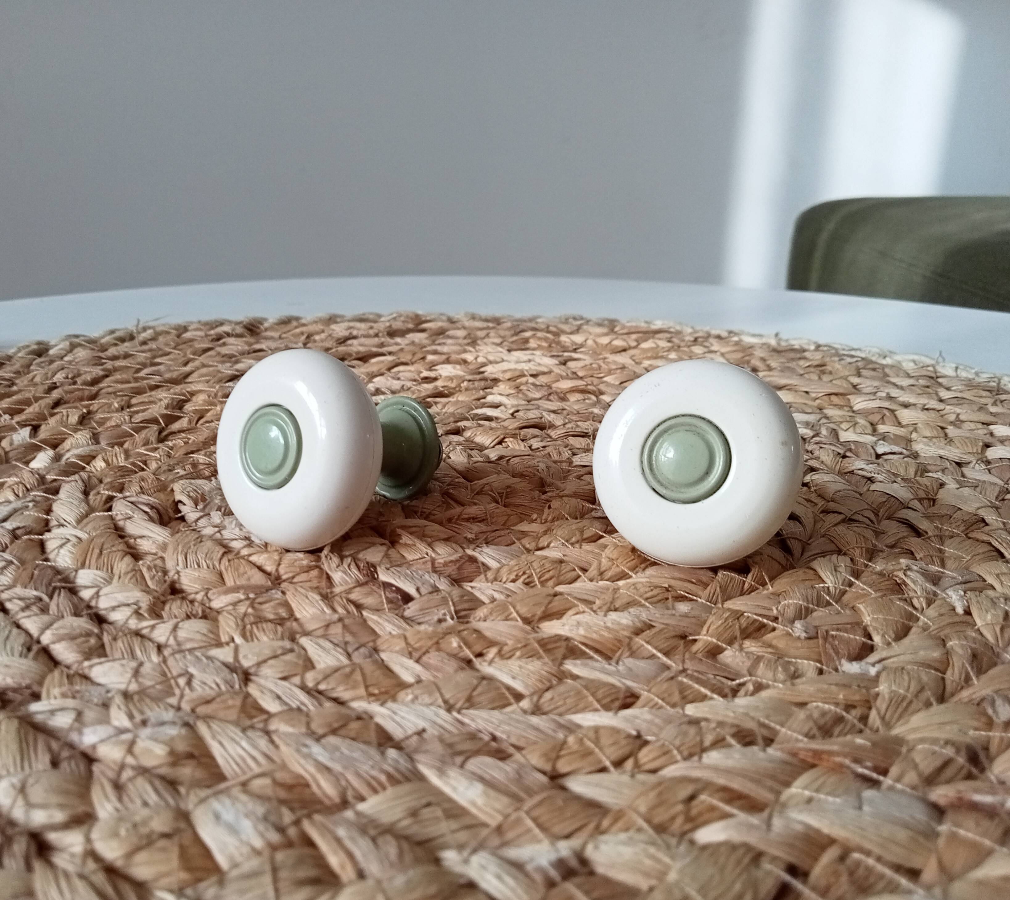 Pair of vintage furniture handles from the 70s/80s