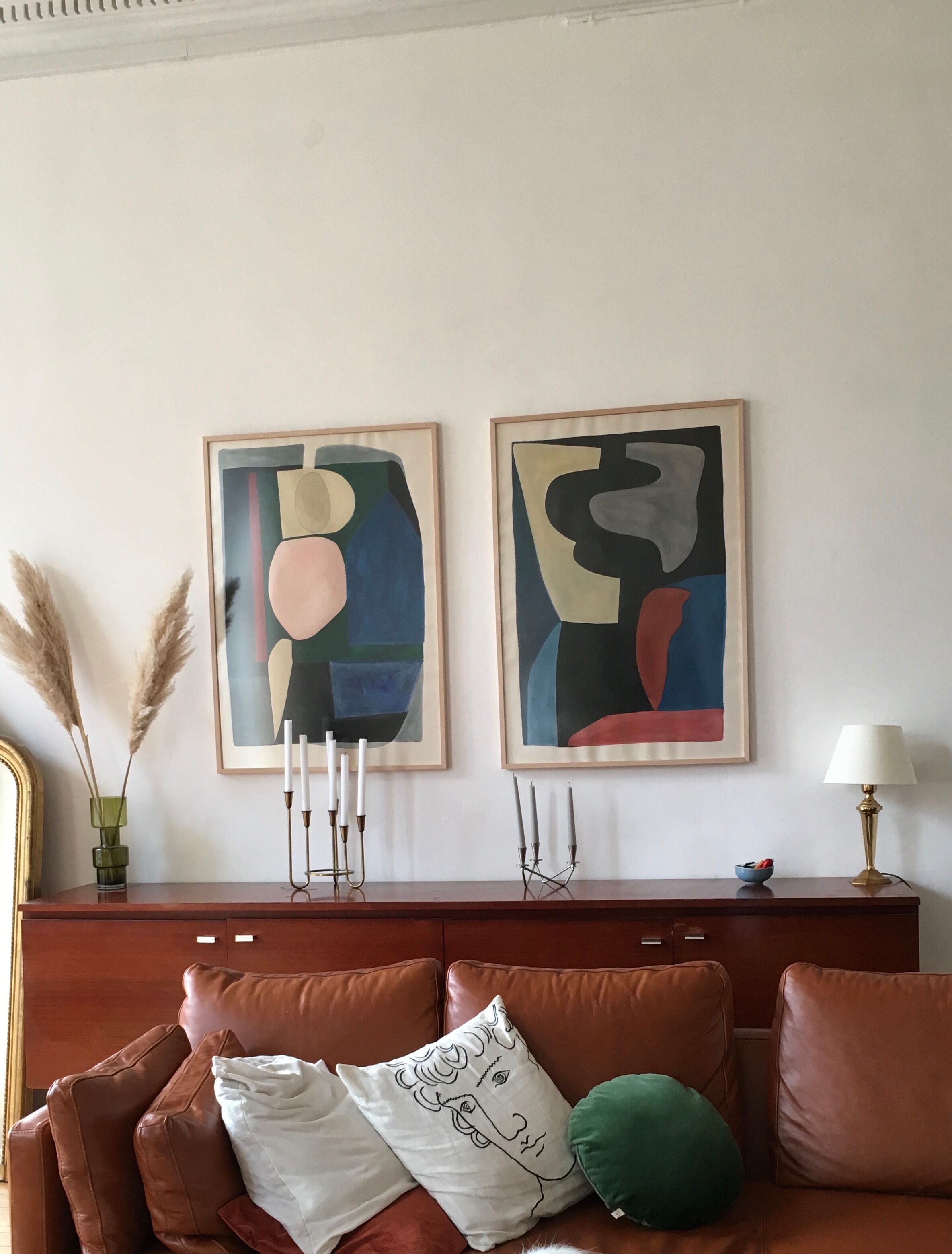 Contemporary painting signed