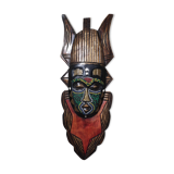Masque Ashanti perles incrustées