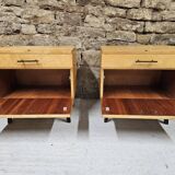 Pair of vintage 1960's bedside tables