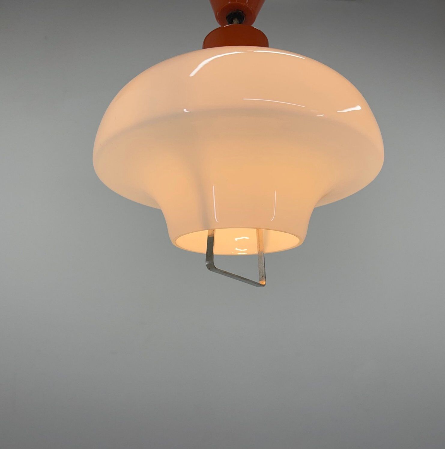 1950's Pull-down Pendant Light, Czechoslovakia